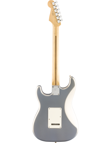 Guitarra Eléctrica Fender Player Stratocaster PF Silver parte trasera