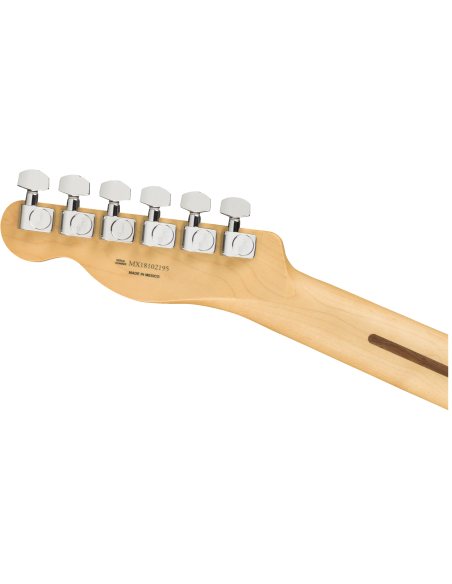 Guitarra Eléctrica Fender Player Tele MN BLK clavijero parte trasera