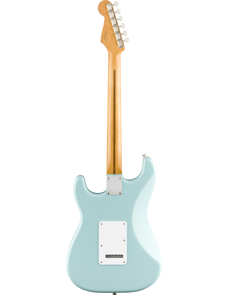 Fondo de la Guitarra Eléctrica Fender Vintera 50S Stratocaster Modified Maple Fingerboard Daphne Blue