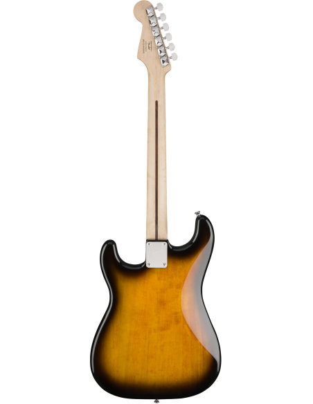 Trasera de la Guitarra Eléctrica Squier By Fender Bullet Stratocaster HT Laurel Fingerboard Brown Sunburst