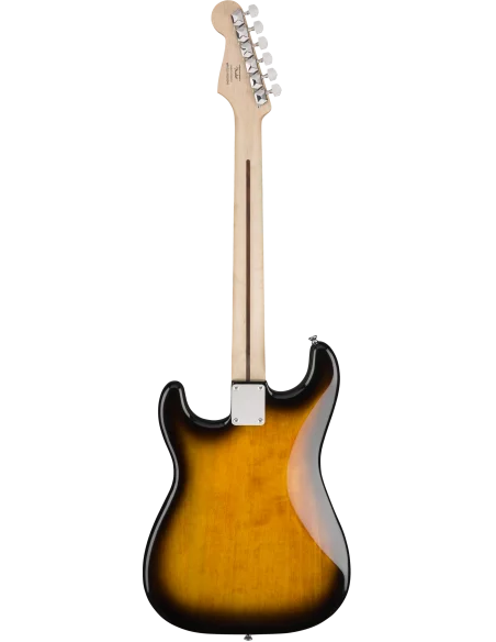 Trasera de la Guitarra Eléctrica Squier By Fender Bullet Stratocaster HT Laurel Fingerboard Brown Sunburst