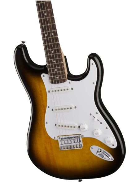 Cuerpo de la Guitarra Eléctrica Squier By Fender Bullet Stratocaster HT Laurel Fingerboard Brown Sunburst izquierda