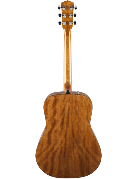 Trasera de la Guitarra Acústica Fender Cd-60 Dreadnough V3 Ds Walnut Fingerboard Natural