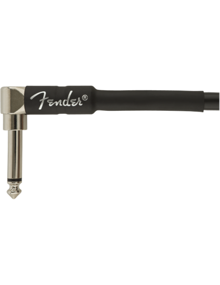 Cable Fender Professional Jack-Jack 3M Negro Recto-Acodado derecha