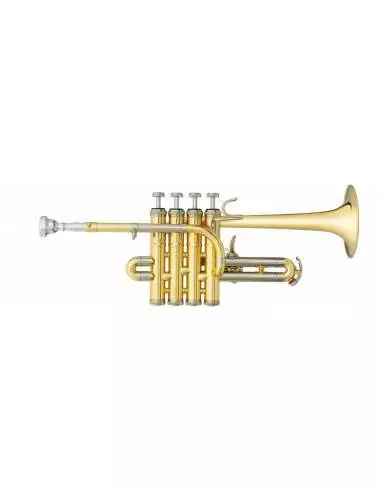 Trompeta Piccolo B&S BS-31312-1-0D Lacada frontal