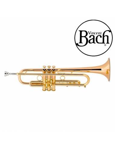 Trompeta Bach LT190ML1B Lacada Sib frontal