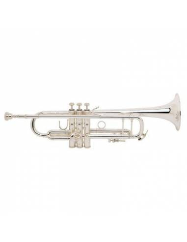 Trompeta Bach LR180ML 43 Standard 25 Plateada Sib frontal