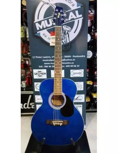 Guitarra Acústica Stagg SA20A Blue frontal