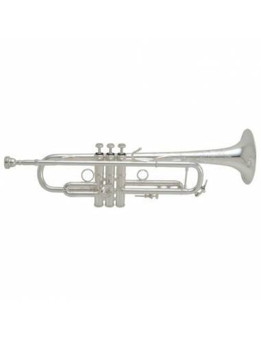 Trompeta Bach LR190 43BML Plateada Sib frontal