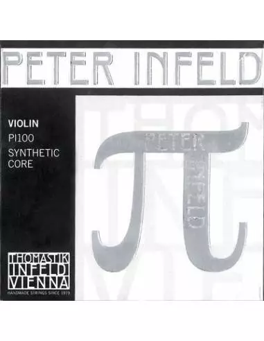 Juego Cuerdas Violín Thomastik Peter Infeld PI100 4/4 Tensión Media frontal