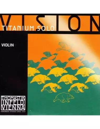 Cuerda 1 E(Mi) Violín Thomastik Vision Solo VIS01 4/4 Tensión Media frontal