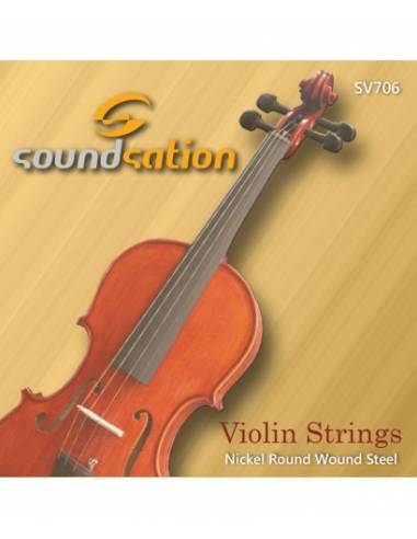 Juego Cuerdas Violín Soundsation SV706 4/4 frontal
