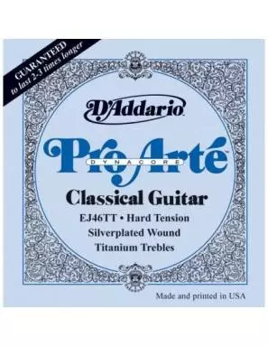Juego Cuerdas Guitarra Clásica Daddario EJ46TT