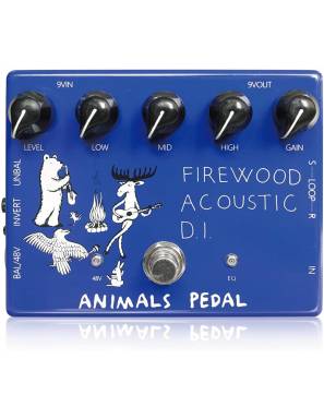 Pedal Efectos Animals Pedal Firewood Acoustic DI