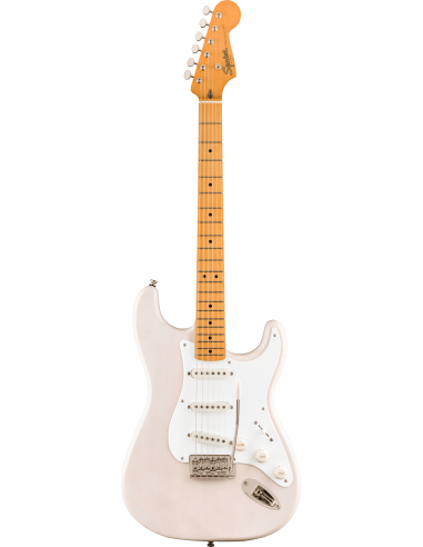 Guitarra Eléctrica Fender Squier Classic Vibe 50S Stratocaster MN White Blonde frontal