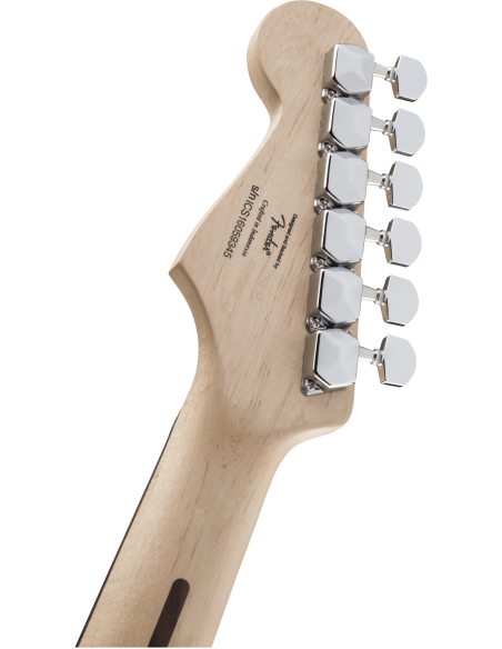 Clavijero de la Guitarra Eléctrica Squier By Fender Bullet Stratocaster HSS HT Laurel Fingerboard Black trasera