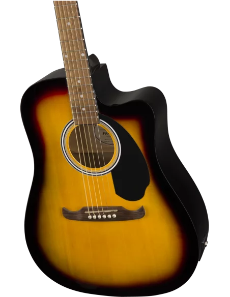 Cuerpo de la Guitarra Electroacústica Fender Fa-125Ce Dreadnought Wn Sunburst