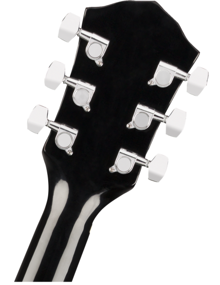 Clavijero de la Guitarra Electroacústica Fender Fa-125Ce Dreadnought Wn Sunburst trasera