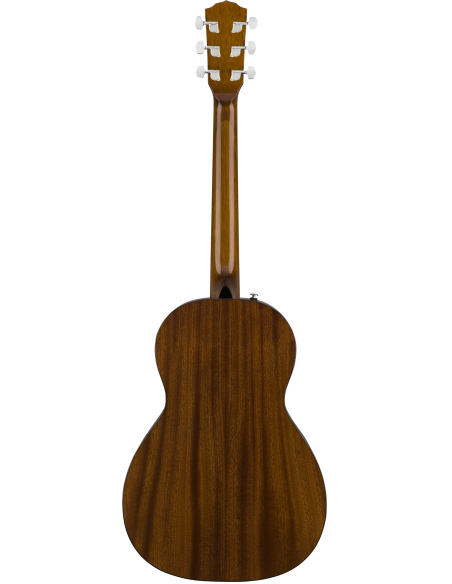 Trasera de la Guitarra Acústica Fender Cp-60S Parlor Walnut Fingerboard Natural