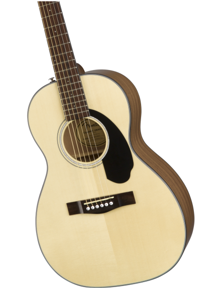 Cuerpo de la Guitarra Acústica Fender Cp-60S Parlor Walnut Fingerboard Natural
