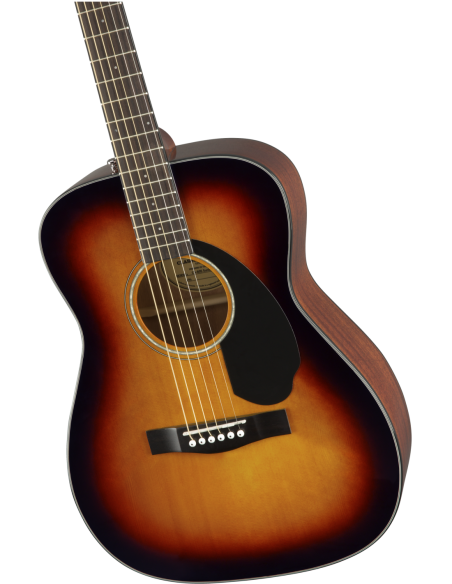 Cuerpo de la Guitarra Acústica Fender Cc-60S Concert Walnut Fingerboard 3 Color Sunburst