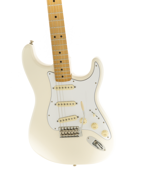 Cuerpo de la Guitarra Eléctrica Fender Stratocaster Jimi Hendrix Signature Maple Fingerboard Olympic White izquierda