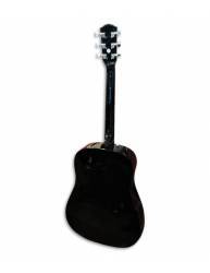 Trasera de la Guitarra Acústica Fender Cd-60 Dreadnough V3 Ds Walnut Fingerboard Negra