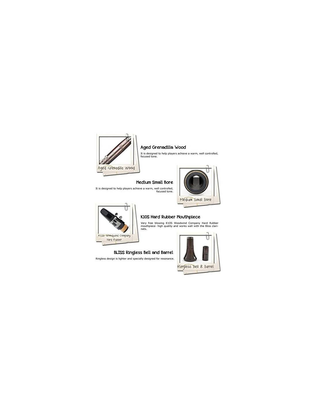 Características del Clarinete Leblanc Bliss L210S Gw Características del Clarinete Leblanc Bliss L210S Gw