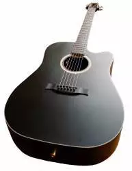Guitarra Electroacústica Stanford Durango D 40 Cm Ecw Black Satin tumbada