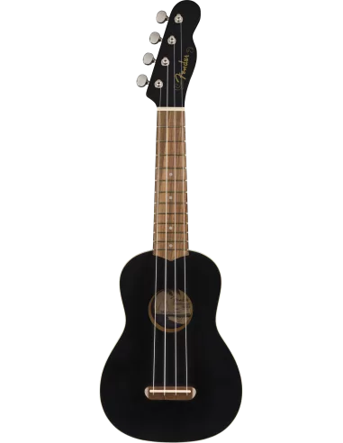 Ukelele Soprano Fender Venice Walnut Fingerboard Black