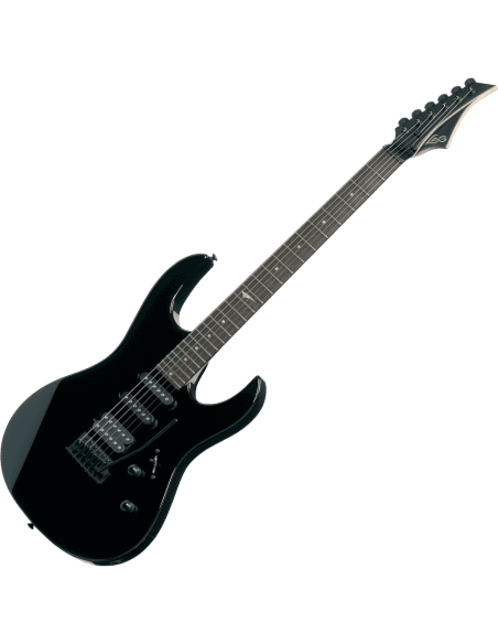 Guitarra Eléctrica Lag A66M Negra del pack