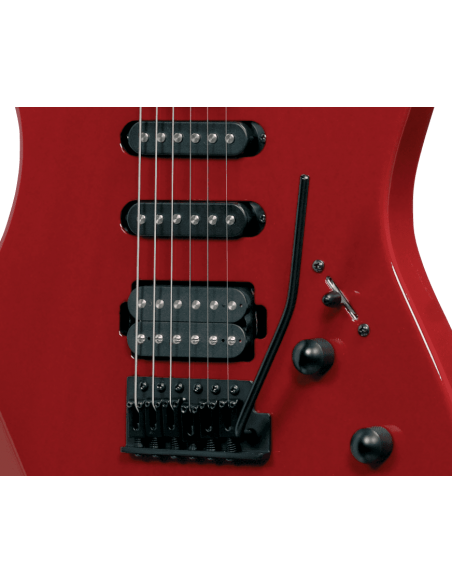 Cuerpo de la Guitarra Eléctrica Lag A66M Roja del pack