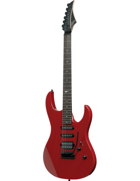 Frontal de la Guitarra Eléctrica Lag A66M Roja del pack