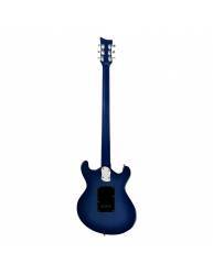 Guitarra Eléctrica Danelectro 66BT Baritone Transparent Blue posterior