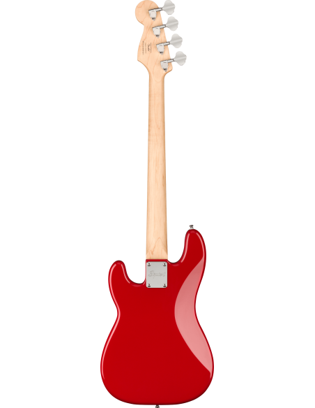 Bajo Eléctrico Squier By Fender Mini Precision Bass Lrl Dkr rojo revés