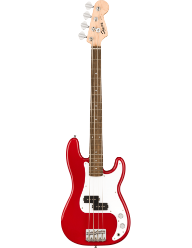 Bajo Eléctrico Squier By Fender Mini Precision Bass Lrl Dkr rojo