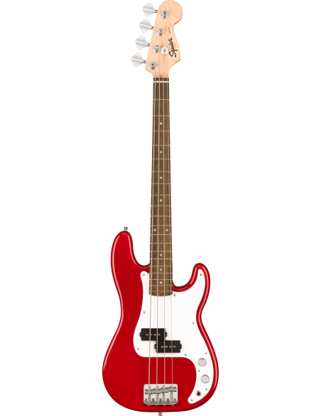 Bajo Eléctrico Squier By Fender Mini Precision Bass Lrl Dkr rojo