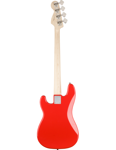 Bajo Eléctrico Squier By Fender Affinity Series Precision Bass Pj Lrl Rcr rojo revés