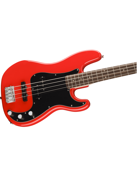 Bajo Eléctrico Squier By Fender Affinity Series Precision Bass Pj Lrl Rcr rojo izquierda