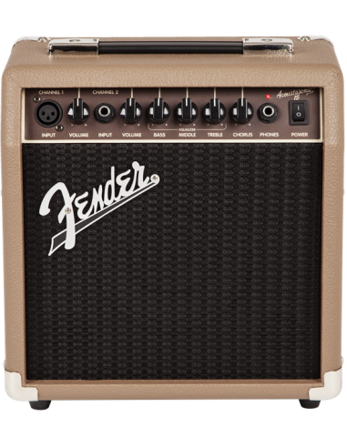 Amplificador Fender Acoustasonic 15 230V frontal