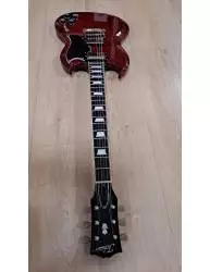 Guitarra Eléctrica Tokai SG124 CH clavijero frontal