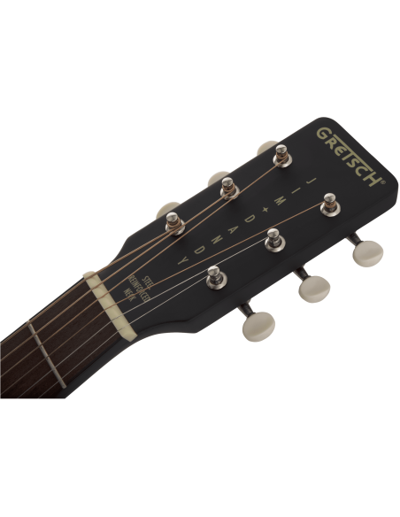 Guitarra Acústica Gretsch G9500 Jim Dandy FLAT TOP 2SB clavijero frontal
