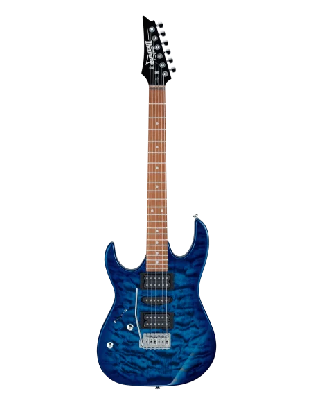 Guitarra Eléctrica Ibanez GRX70QAL TBB Zurdo frontal
