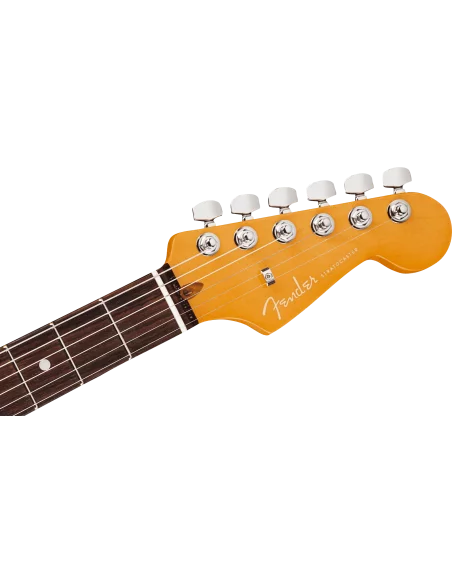 Guitarra Fender American Ultra Stratocaster HSS RW Cobra Blue clavijero frontal