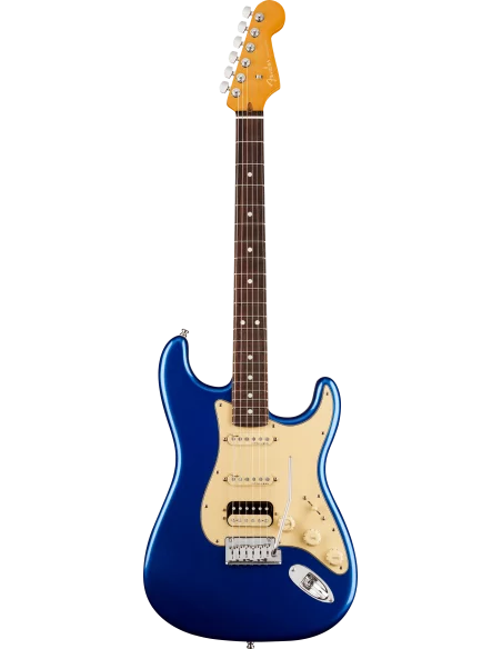 Guitarra Fender American Ultra Stratocaster HSS RW Cobra Blue frontal