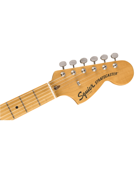 Clavijero de la Guitarra Eléctrica Squier By Fender Classic Vibe 70S Stratocaster Hss Maple Fingerboard Black