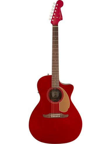 Guitarra Electroacústica Fender Newporter Player Walnut Fingerboard Candy Apple Red