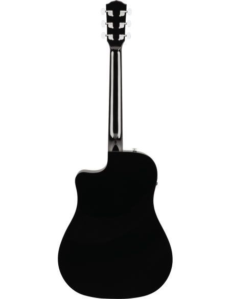 Guitarra Electroacústica Fender CD-60SCE Negro posterior