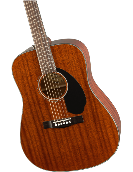 Cuerpo de la Guitarra Acústica Fender Cd-60S Dreadnought Walnut Fingerboard Todo All Mahogany