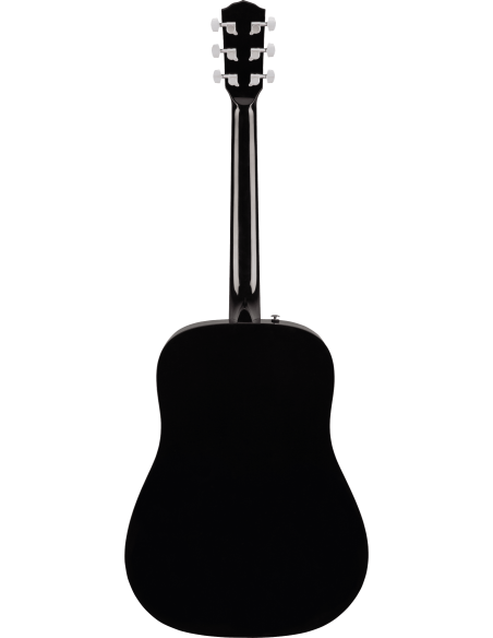 Fondo de la Guitarra Acústica Fender Cd-60S Dreadnought Walnut Fingerboard Black